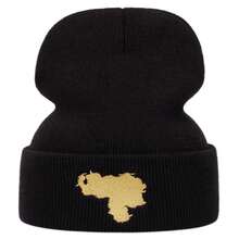 1pc National Flag Color Block Embroidered Brimless Knit Beanie, Casual Versatile Autumn/Winter Outdoor Sports Skiing Cold Weather Hat - Multicolor - View 8