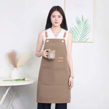 1pc Personalized Valentine's Day Apron, Kitchen Apron, Durable Couple Work/Cooking Apron, Adjustable Neck Strap With 1 Towel Pocket, Suitable For Mother's Day/Father's Day Gift, Unisex, Anniversary Gift, Monogrammed Baking Gear - Multicolor - View 19
