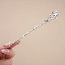 1/3pcs Women's Moonstone Star Hair Stick, Modern Minimalist Chinese Style Moon Hair Pin, Premium Feel Updo Hair Stick, Unique Head Accessory Suitable For Daily Wear - Multicolor - View 8