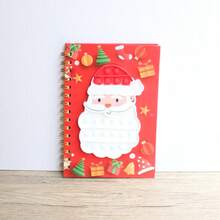1pc A5 Christmas Coil Students Notebook,Pocket Size Side Flip Notepad,Loose-Leaf Journal,Cute Xmas Stationery,School Memo Book,Christmas Gift For Kids - Multicolor - View 12