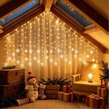 1pc LED USB Star Window Decorative Lights, Adjustable Hanging String Lights, Home Decor Lights, Suitable For Christmas Theme Events, New Year Countdown, Birthday Party, Indoor Theme Party, Indoor Decoration, Christmas, Wedding - Star - View 8