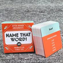 1 Set Best-Selling English-Spanish Bilingual After-Dinner Entertainment Card Game, Suitable For Evening Games - Multicolor - View 5