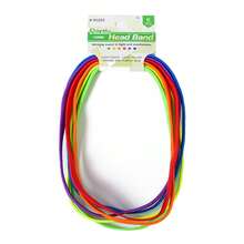 6pcs Thin Elastic Sports Headbands, 6-Pack Sweat-Absorbing Moisture-Wicking Hairbands For Running, Yoga, Fitness, Multi-Color Options - Multicolor - View 8
