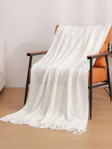 White Twisted Scarf