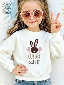 Cutest Bunny Cute Bunny Hoodie - White - View 10