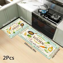 Printed Long Runner Rug, Indoor Home Decor, Kitchen Runner, Entryway Doormat, Hallway Entrance Decor, Bedroom Bedside Rug, Living Room Rug, Laundry Room Rug, Bathroom Mat, Suitable For Apartment, Dorm And Home Daily Decor - Multicolor - View 14