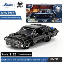 Simba Jada 1:32 Fast & Furious Series Die-Cast Alloy Model Car, Metal Collectible Model Car, Freely Rolling, Opening Doors, Rubber Tires, Racing Car Ornament, Collector's Birthday Gift - Multicolor - View 25