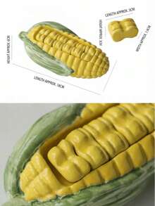 Creative Ceramic Corn Kernel Chopstick Holder, Exquisite Waterproof And Easy To Clean, Suitable As Desktop Decoration, Thanksgiving Or Harvest Festival Gift - Multicolor - View 11
