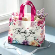 SikeSike 5/10/15/20/25/30/40/50 Premium Gift Bags - Multi-Purpose Shopping Bags And Party Favor Bags, Suitable For Weddings, Birthdays And Other Occasions - Plastic Craft Bags, Suitable For Small Businesses And Events - View 11