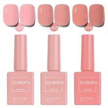 3pcs 15ml Gel Nail Polish Set, Matching Color Bottles, Glossy 3 Color Gel For Women, DIY Nail Art & Home Manicure, Spring Summer Fall Winter Nails, All-Season Nail Color Collection For Daily Use, At-Home Manicure And Nail Styling - Multicolor - View 36