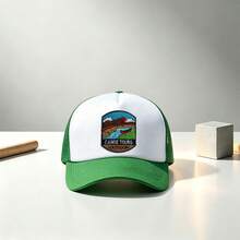 1pc Unisex Cloud Pattern Fun Sponge Mesh Trucker Hat Baseball Cap , Suitable For Daily Use, Travel, Hiking, Mountain Climbing, Beach Vacations - Multi-color - View 7