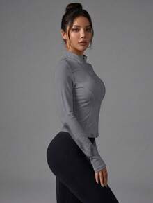 Women Tops - Grey - View 3