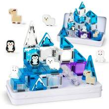 Multi-Set Magnetic Building Blocks, Space Puzzle Set With Astronaut, Princess Castle, Frozen Magnetic Building Blocks Puzzle, STEM Toys For 3+ Children, Creative Building Blocks Toys For 3, 4, 5, 6, 7, 8 Years Old Boys And Girls - Color - View 6