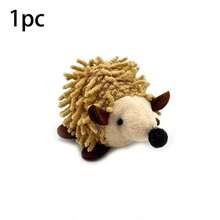 1pc Brown Cute Plush Hedgehog Cat Toy Fluffy Durable Kitten Teeth Cleaning Chew Play Toy Indoor Interactive Cat Toy Suitable For Small And Medium-Sized Cats To Reduce Boredom - Plush Hedgehog Mouse - View 8