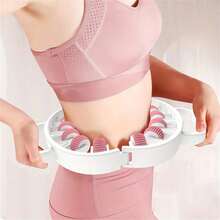 360° Muscle Roller 9-Wheel Ring Leg Massager Suitable For Calves, Legs, Arms, Tennis Elbow And Golf Elbow Plastic Fascia Muscle Roller Fat Burning Trigger Point Release Perfect Mother's Day Gift - Multicolor - View 9