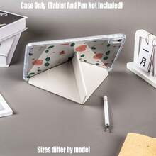 Y-Fold 高透明壓克力平板保護殼，附筆槽。Y-Fold 高透明壓克力款式。Y-Fold 高透明壓克力保護殼。平板保護殼特色：Y型三折支架設計、智慧睡眠/喚醒、全方位保護、親膚框架材質、氣墊防摔框架、多角度支架、透明壓克力背板、內建筆槽、輕巧便攜。 - 彩色 - 查看 6