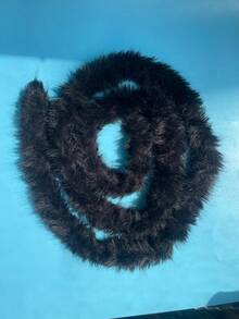 1pc Jazz Dance Furry Waist Belt, Faux Fur Tail Waist Chain, Versatile Accessory Suitable For Festivals, Parties, Stage Performances - Multicolor - View 9