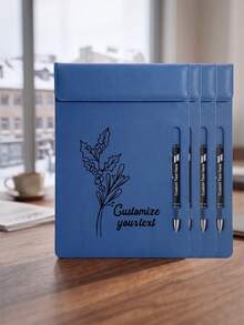 [Custom] A4/A5/A6/A7 Leather Clipboard Set | Customizable Name + Multiple Colors | Hard Clipboard + Loose-Leaf Binder + File Folder | Suitable For Office Meetings, File Organization, Back To School, Exam Storage | Personalized Gift, For Teacher - Leather Folder (multi-color) - View 34