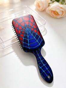 Spider Theme Printed Air Cushion Comb Scalp Massage Hair Brush For Women Volumizing And Detangling - Multicolor - View 7