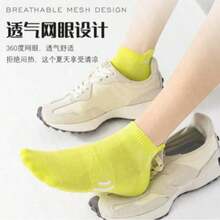1/5/10 Pairs Slim Fit Comfortable Soft Breathable Cushioned Thick Low-Cut Ear Protection Sports Socks, Unisex, Suitable For Daily Life And Outdoor Activities (Random Color) - Multicolor - View 3