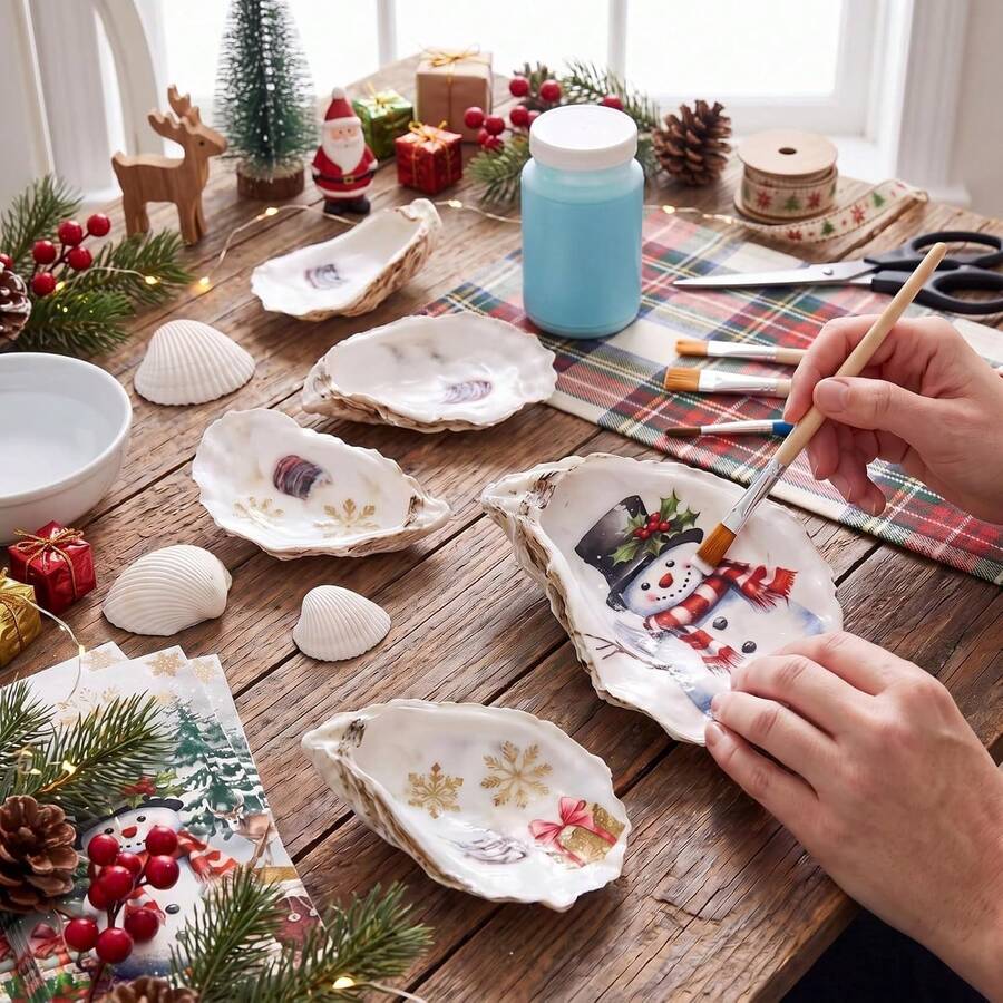Christmas Snowman Guest Paper Napkin For Decoupage 2 Ply Elk Snowflake Xmas Napkin Winter Cocktail Hand Towel For Party Table Dinner Bathroom - Style 1 - View 1