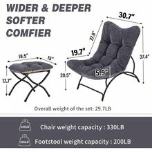 Chaise Lounges - Dark Grey - View 2