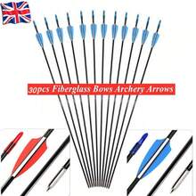 30x Fiberglass Archery Arrows For CompoundandRecurve Bow Target Shooting Practice - GB069 - View 10