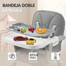 Baby Highchairs & Booster Seats - Grey - View 5