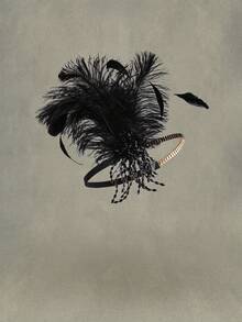 1Pc 1920s Headpiece Flapper Headband Roaring 20s Great Gatsby Feather Hair Accessories For Women - Multicolor - View 8