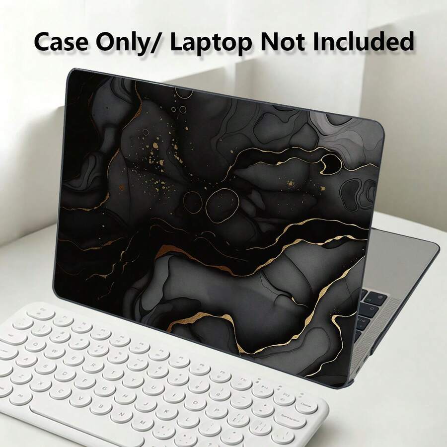 1 st UV-tryckt marmormönstrat skyddsskal för laptop, minimalistiskt lätt och hållbart skyddande skal, passar 13-tums Neo laptop A3404-modell / Air Pro 13,3 13,6 14,2 15,3 16,2 tum / Matebook D14/D16 - Visa 1