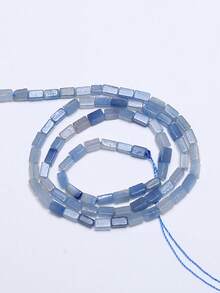 1 Strand 2x4mm Natural Stone Beads Rectangle Cube Tiger Eye Labradorite Lapis Lazuli Quartz Loose Beads For Jewelry Making DIY Accessries - Multicolor - View 11