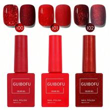 3pcs 15ml Gel Nail Polish Set, Matching Color Bottles, Glossy 3 Color Gel For Women, DIY Nail Art & Home Manicure, Spring Summer Fall Winter Nails, All-Season Nail Color Collection For Daily Use, At-Home Manicure And Nail Styling - Multicolor - View 24
