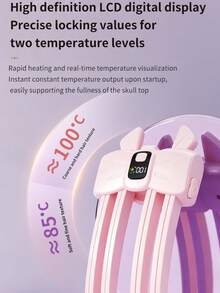 Foam Root Clip With Heating Function, Adjustable To Two Temperature Levels, USB Rechargeable, Quickly Creates A Voluminous Hairstyle, Achieves Voluminous Roots In Just 3 Minutes, Wireless Volumizing Comb, Electric Hair Styling Tool1300mAh - Multicolor - View 12