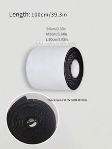 39.37 Inch Silent Wear-Resistant Non-Slip Table And Chair Leg Pads, Thickened Noise-Reducing Wear-Resistant Silent Pads, Suitable For Dining Tables, Chairs, Helps To Minimize Noise From Chairs, Tables And Beds - Multicolor - View 3