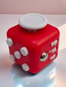 1/3pcs New Stress Relief Dice Handle Cube, Fidget Toy, Smooth Material, Comfortable Grip, Easy Stress Relief - Multicolor - View 30