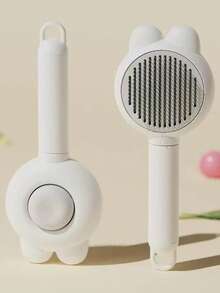 Cat & Dog Self-Cleaning Deshedding Brush, One-Click Hair Removal, Smooth Comb With Massage Head, Ergonomic Handle, Cute Flower Design, Effectively Removes Loose Fur And Undercoat, Pet Grooming Tool - View 14