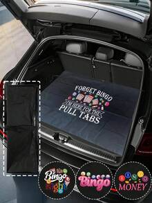 Colorful Trunk Mat, BINGO Print, Cushion Cloth For Folding Car Trunk, Waterproof And Dirt Resistant Car Trunk Mat, Interior Protection Trunk Mat Specially Designed For Vehicles, For Chauffeur Cars, Multi-Functional Mat, Ideal Housewarming Gift Or Car Accessory For Loved Ones, Picnic Mat, Essential For Home And Daily Travel - A - View 4