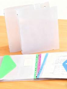 Tas Arsip A4 dengan Penutup Jepit, Set Tas Penyimpanan Dokumen dan Map, Tas Organizer Kertas Lepas yang Dapat Diperluas, Tas Penyimpanan Dokumen Portabel, Cocok untuk Kertas, Kwitansi, Sekolah, Kantor, Pelajar, Profesional - MultiWarna - View 5