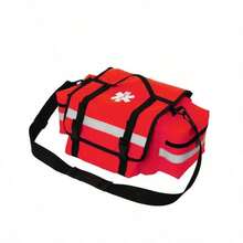 Empty Trauma Medical Bag, Emergency First Aid Kit Storage Bag, Shoulder Bag 13"X9"X7" - A - View 5
