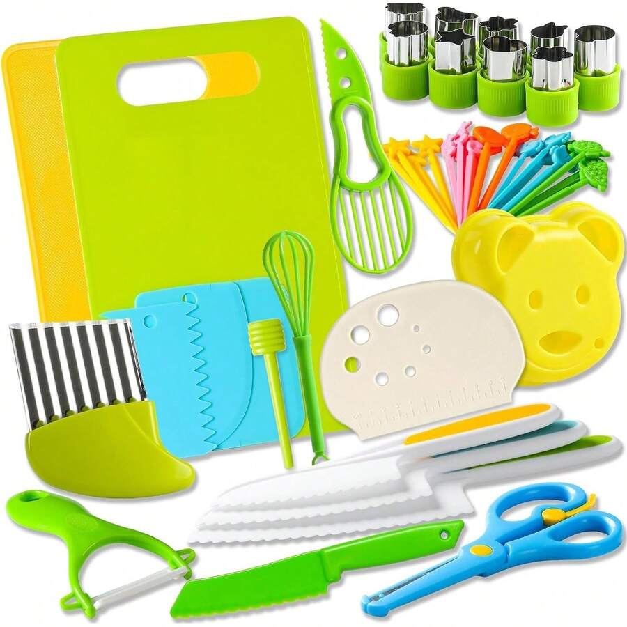 Kids Cooking & Baking Kits - Green-46 Pieces - View 1