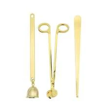 3 Buah atau 1 Set Alat Pemadam Sumbu Lilin Stainless Steel Hitam Emas, Set Alat Penutup Lilin Stainless Steel, Pemangkas Sumbu Lilin, Alat Penutup Pemadam Lilin, Pencelup Sumbu Lilin, Untuk Pecinta Lilin, Set Aksesori Lilin untuk Penggunaan Sehari-hari - Set multi-bagian - View 13