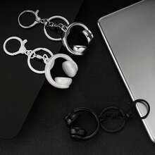 Earphone Keychain, Cute Earphone Bag Pendant, Suitable For Music Lovers' Backpack Bag Pendant, Wallet Car Key Accessory - Multi-color - View 8