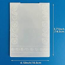 Christmas Embossing Plates, Snowflake, Christmas Tree, Decorative Ball, Thanksgiving Text, Floral Pattern Embossing Templates, For Greeting Card Making, Scrapbooking, DIY Paper Craft - Christmas-1 - View 18