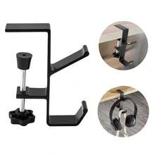 Beside The Table Double-Layer Headphone Holder For All Headphone Bag Key Table Side Expansion Bracket Household Storage Rack - Multicolor - View 1