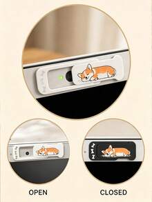 可愛柯基幼犬印花滑動式筆電攝影機遮蓋蓋 - 適用於筆記型電腦、手機與桌上型電腦；隱私保護與防偷窺功能；防水、防震、防摔、防刮、防指紋，全覆蓋設計 - 多色 - 查看 7