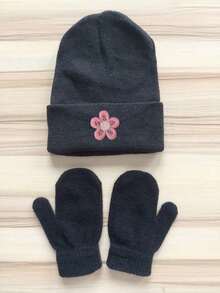 3pcs/Set Baby Knitted Hat And Gloves, Warm Autumn/Winter Newborn Hat, Suitable For Boys And Girls, Soft And Comfortable, Fit For Toddlers - Multicolor - View 10