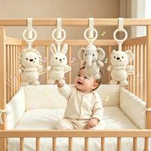 1pc Baby Chime Wind Hand-Cranked Bell Toys, Ideal For Visual Enlightenment Of Young Babies, Make Sounds When Shaken, Develop Motor Skills. - Multicolor - View 3