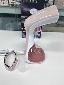 SOKANY-3050 Handheld Garment Steamer 1500W Portable Steam Iron 260ML Water Tank Fast Heating Stainless Steel Plate Wrinkle Removal Home & Travel Use - Coral Orange - View 1