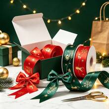 10 Yards/Roll Christmas Gift Party Baking Box Decoration Sealing Ribbon, Woven Ribbon Packaging Decoration Bow Ribbon, Premium New Style - View 18