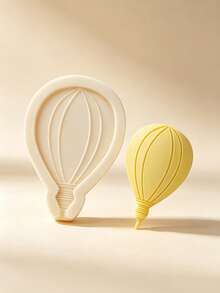 Hot Air Balloon Cloud Silicone Mold Non-Stick Fondant Candy Chocolate Baking Tool For Cake Decoration DIY,Cupcake Topper, Soap, Candle - Beige - View 6
